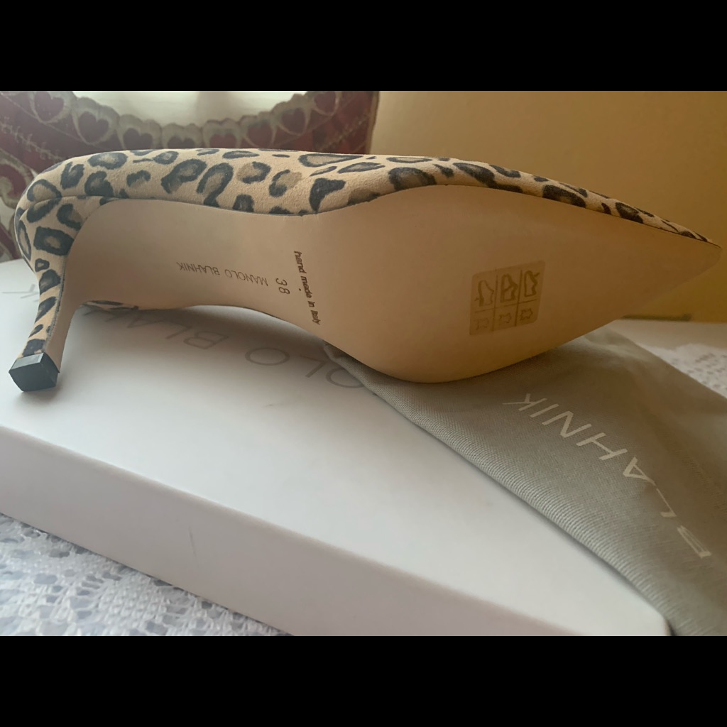 Monolo Blahnik Shoes Size 38 Brand New